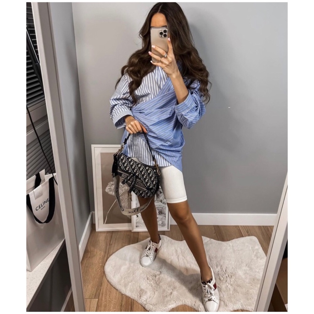 NWT Zara Poplin Wrap Shirt - Picture 13 of 14